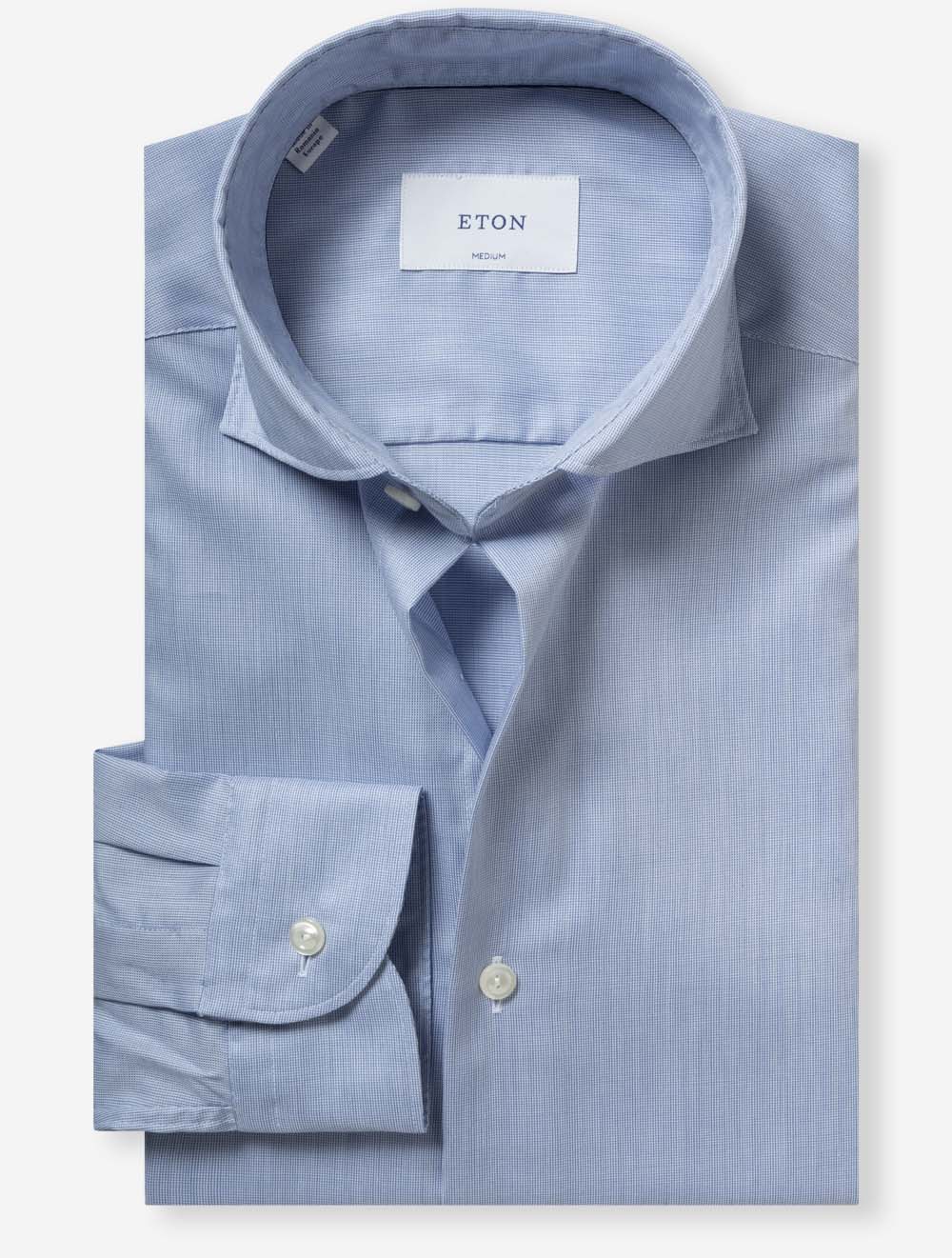 Basketweave Oxford Shirt Blue