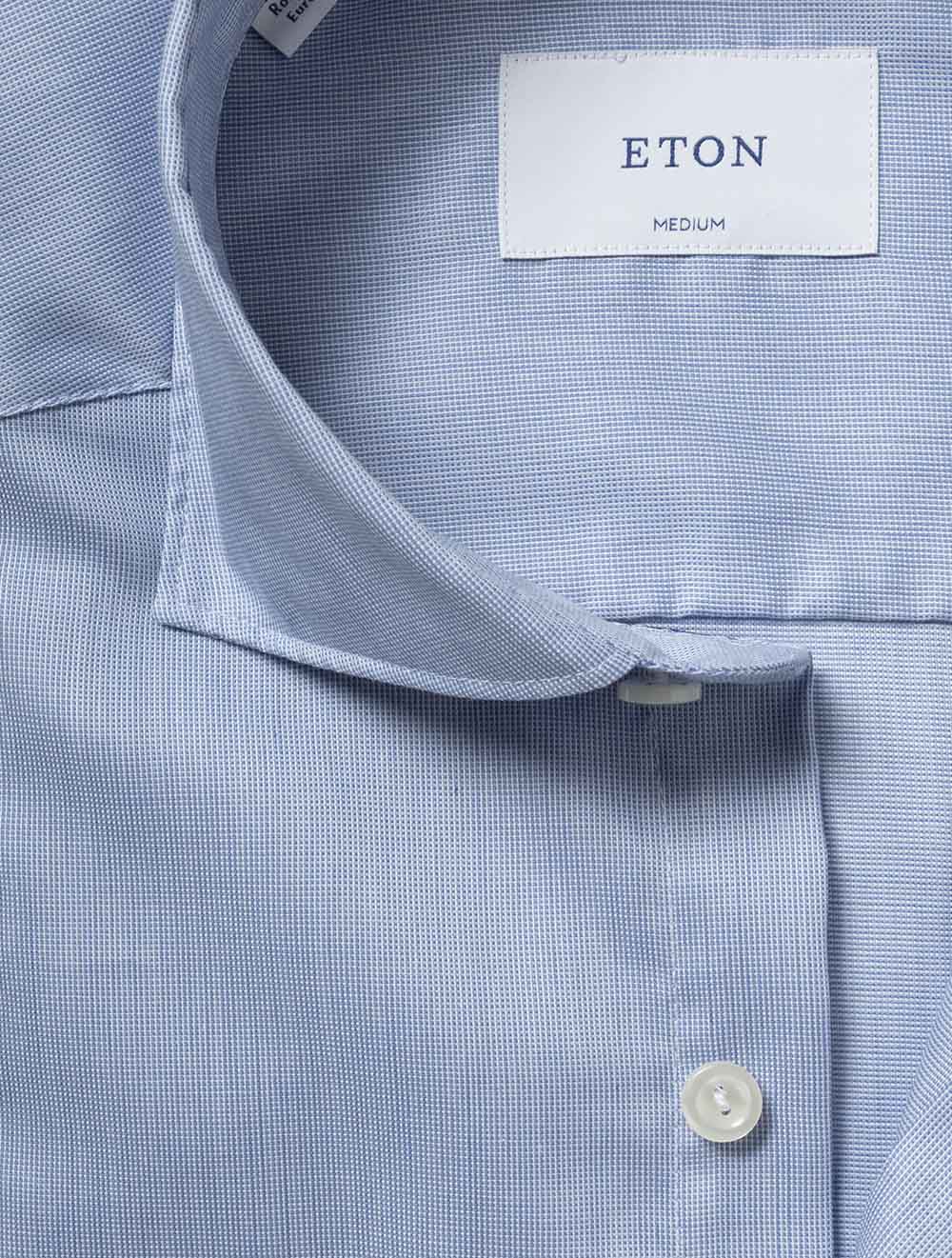 Basketweave Oxford Shirt Blue