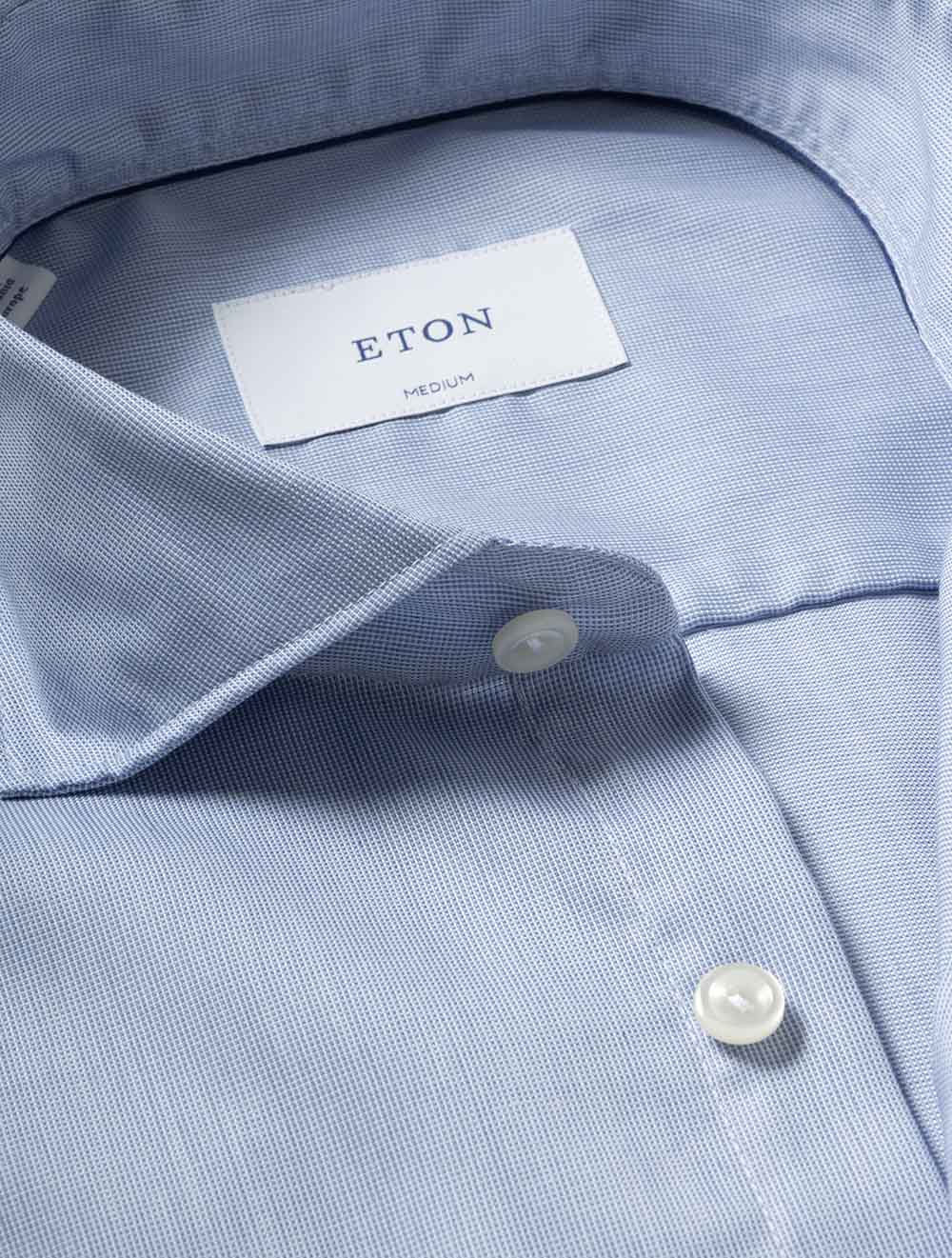 Basketweave Oxford Shirt Blue