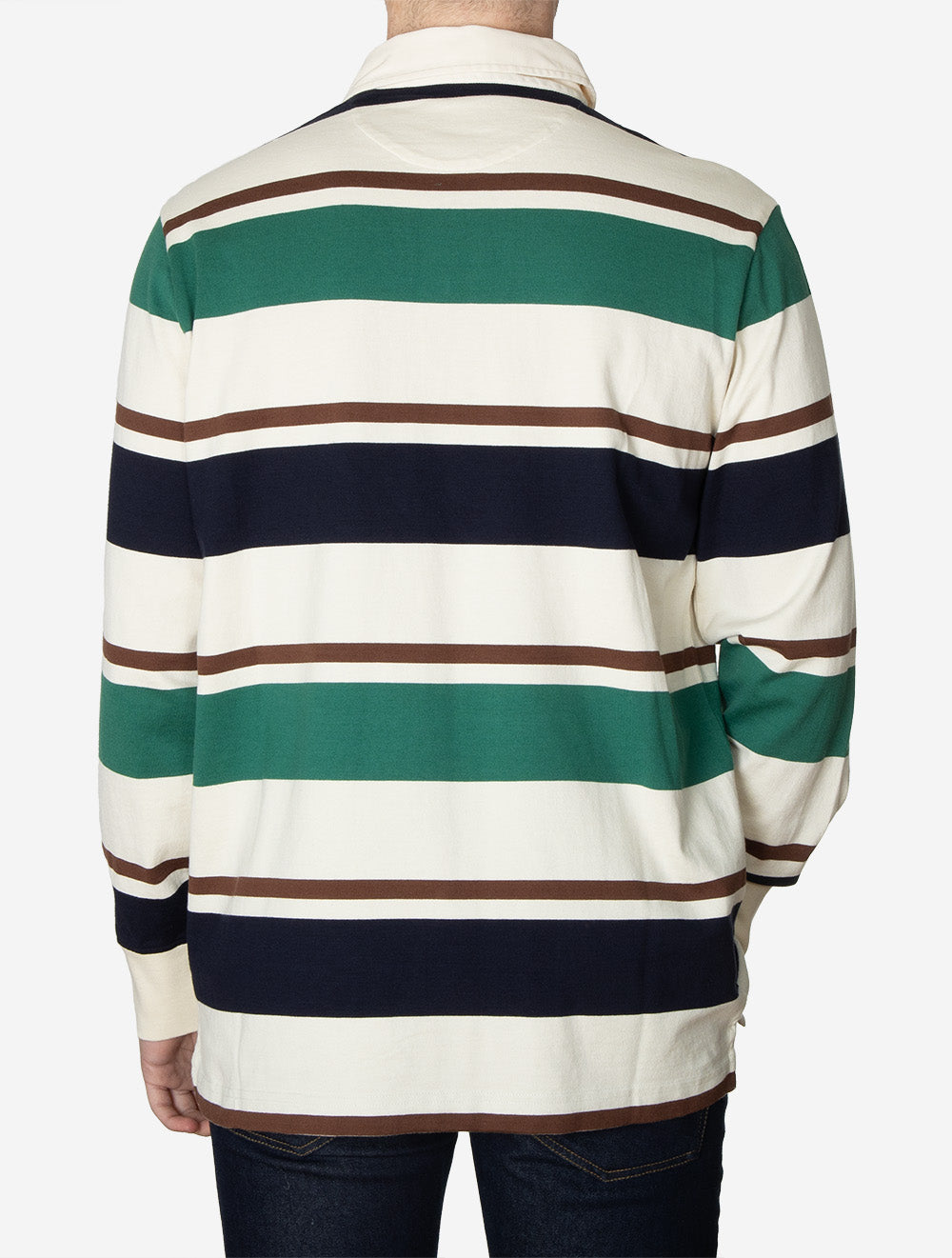 Striped Heavy Rugger Cream