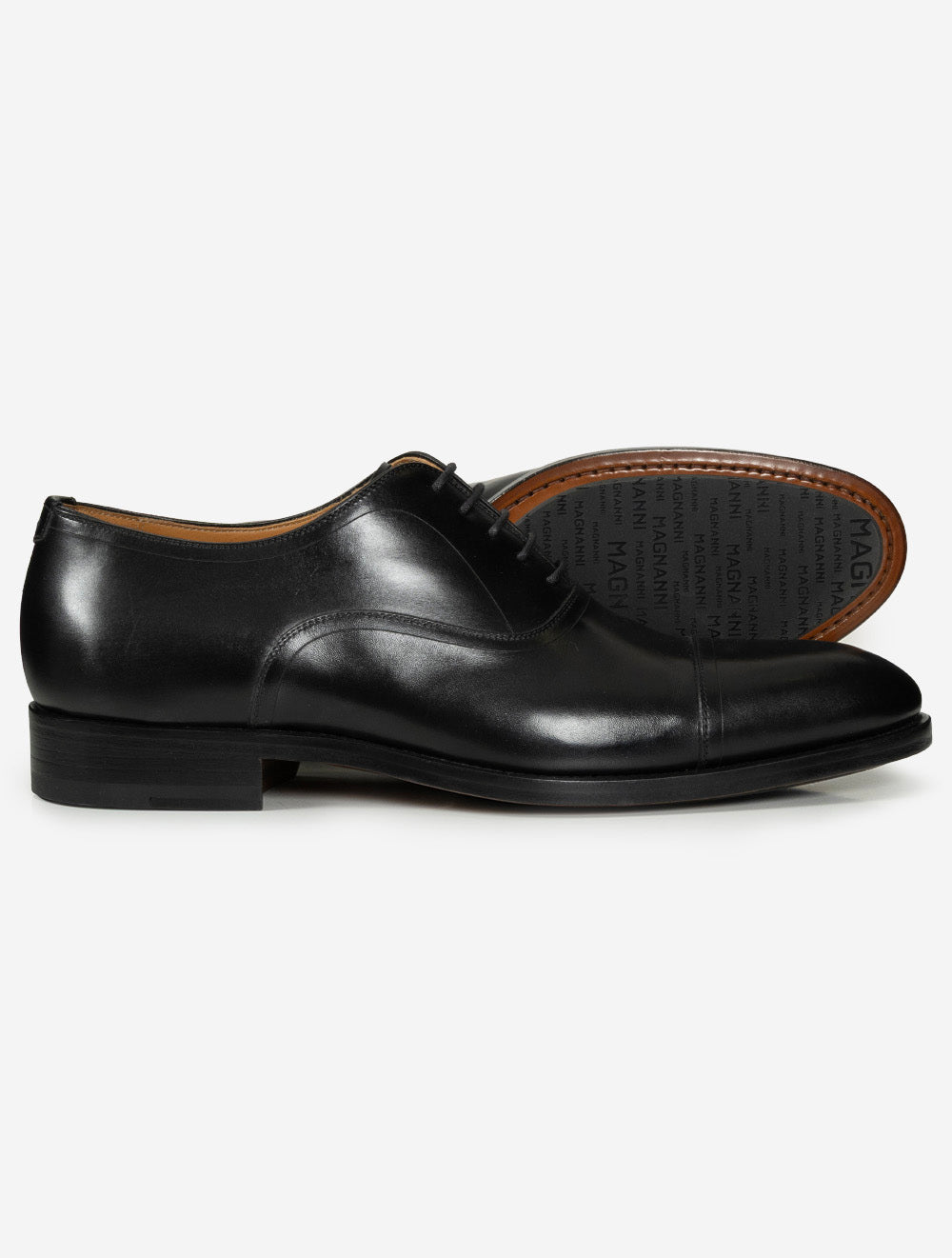 Berto Toe Cap Shoe Black
