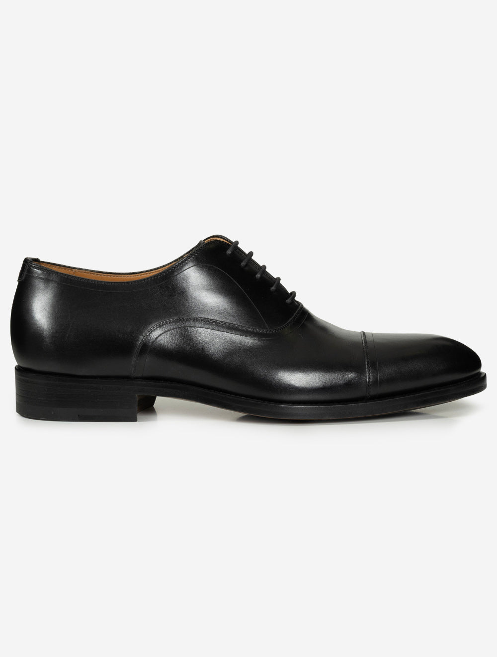 Berto Toe Cap Shoe Black