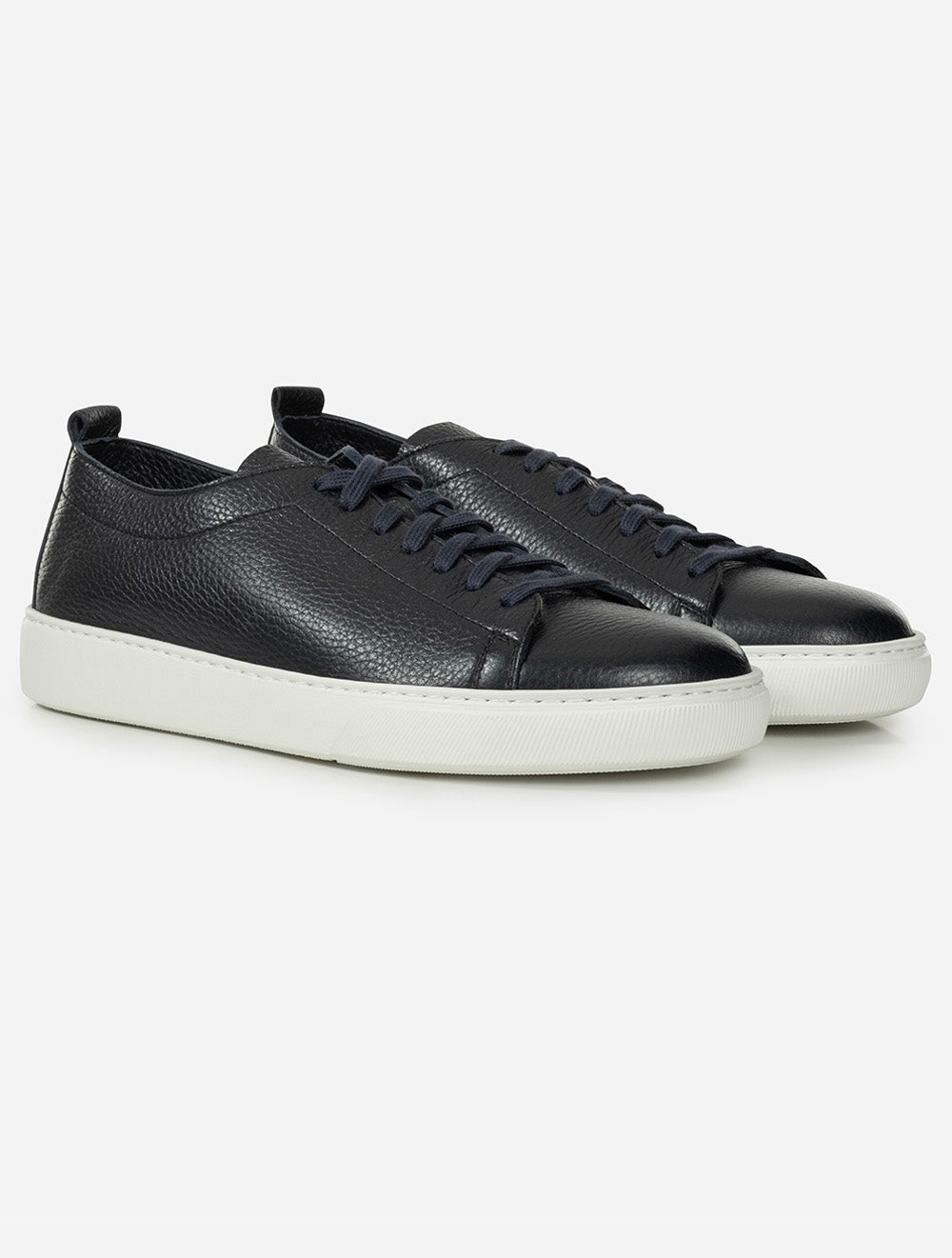 Leather Sneaker Navy