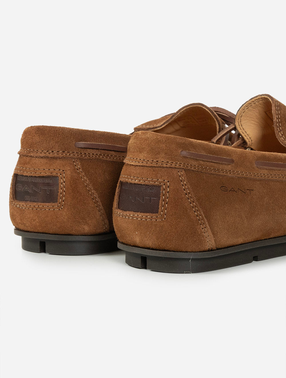 Wilmon Suede Low Lace Shoe Cognac