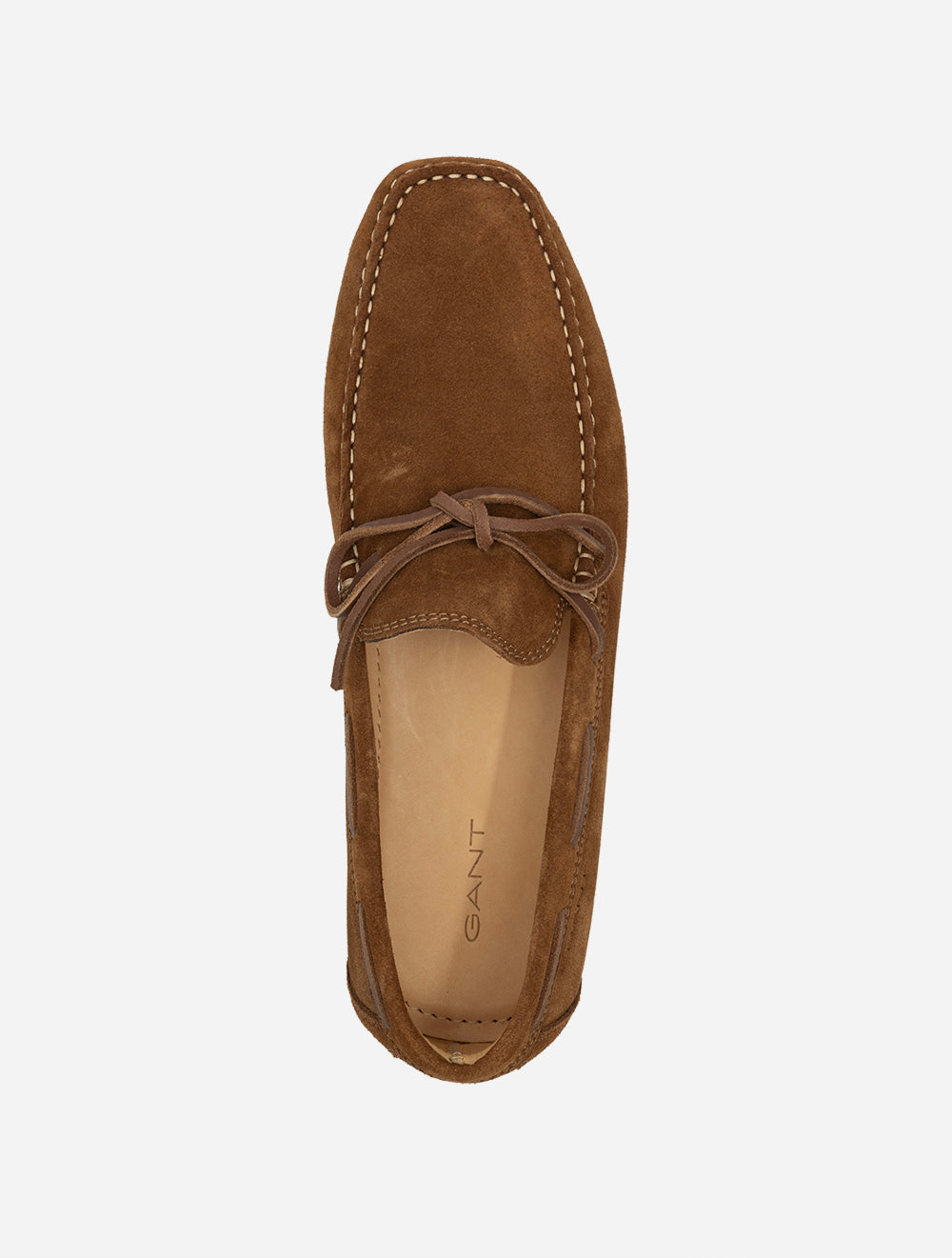 Wilmon Suede Low Lace Shoe Cognac