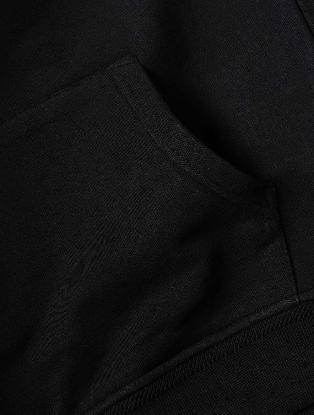 Cotton Hoodie Black