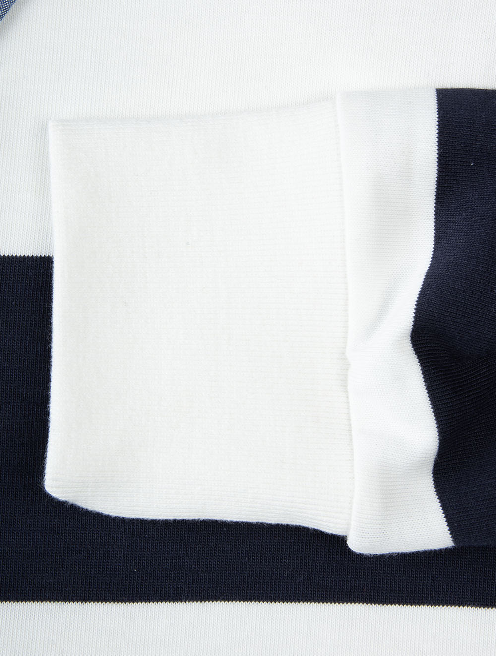 Regular Fit Chambray Stripe Heavy Rugger Eggshell