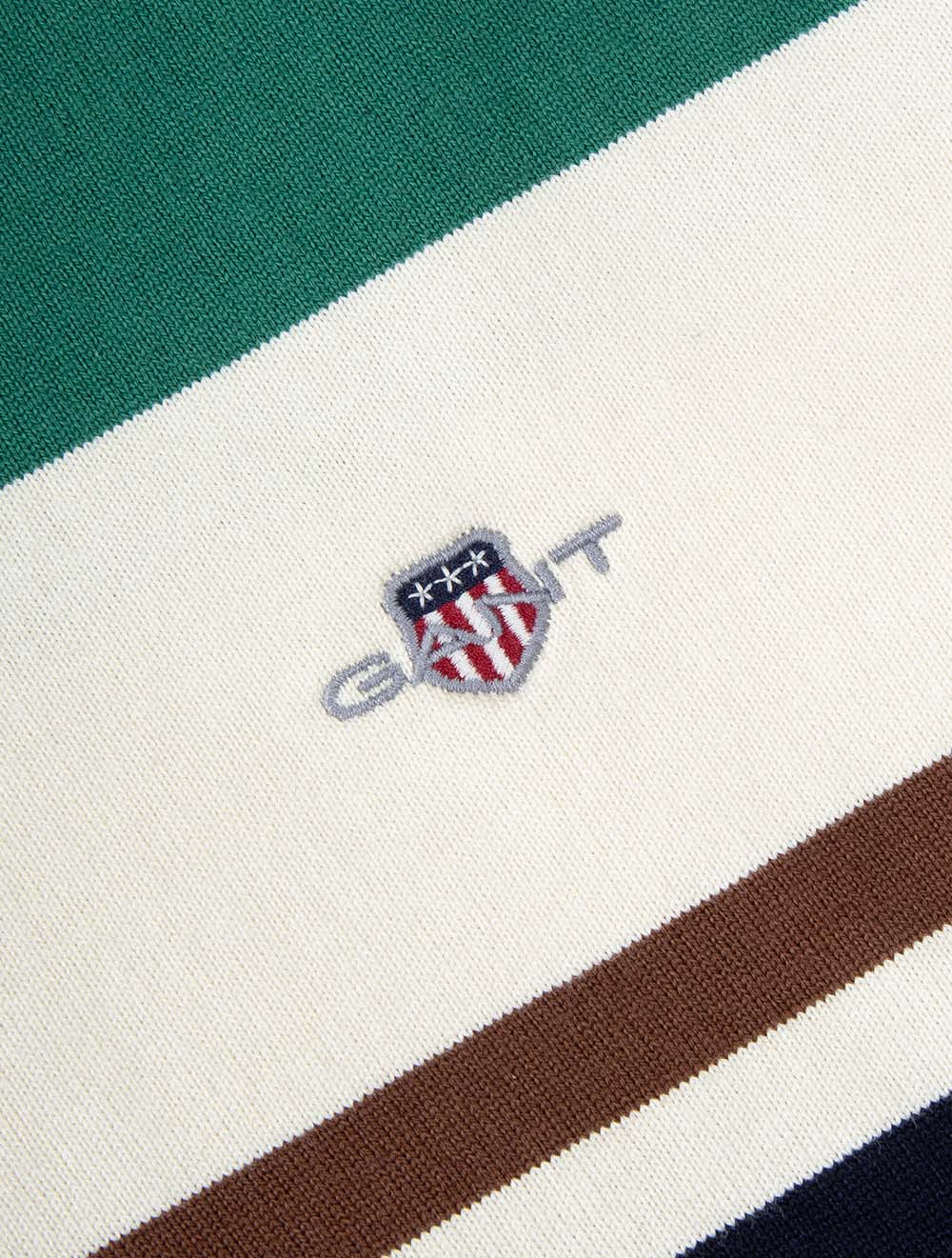 Striped Heavy Rugger Cream