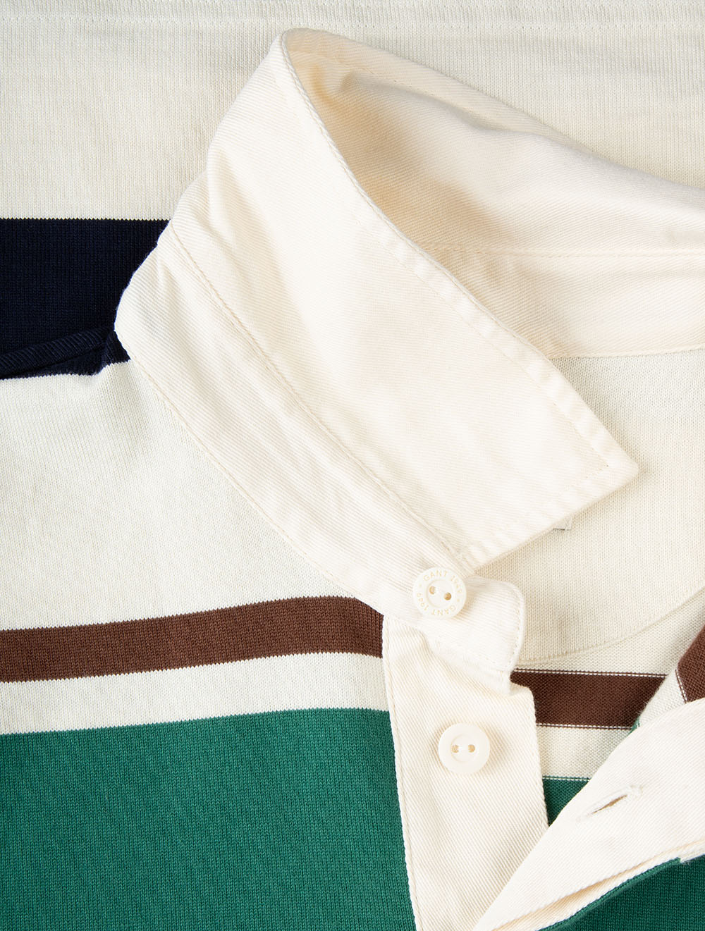 Striped Heavy Rugger Cream