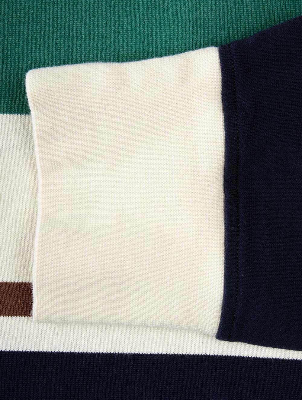 Striped Heavy Rugger Cream