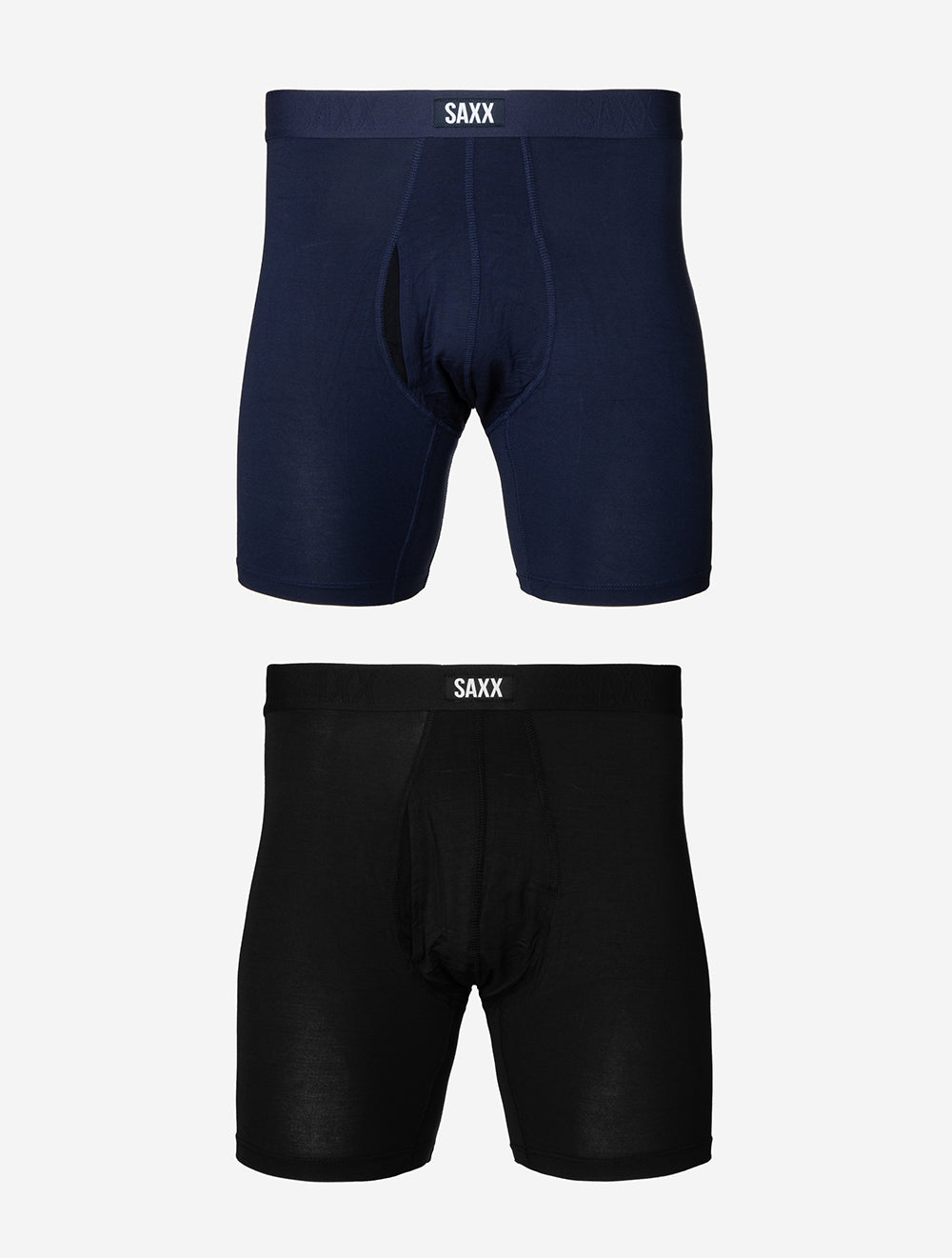 2 Pack Comfort Boxer Brief Black & Navy