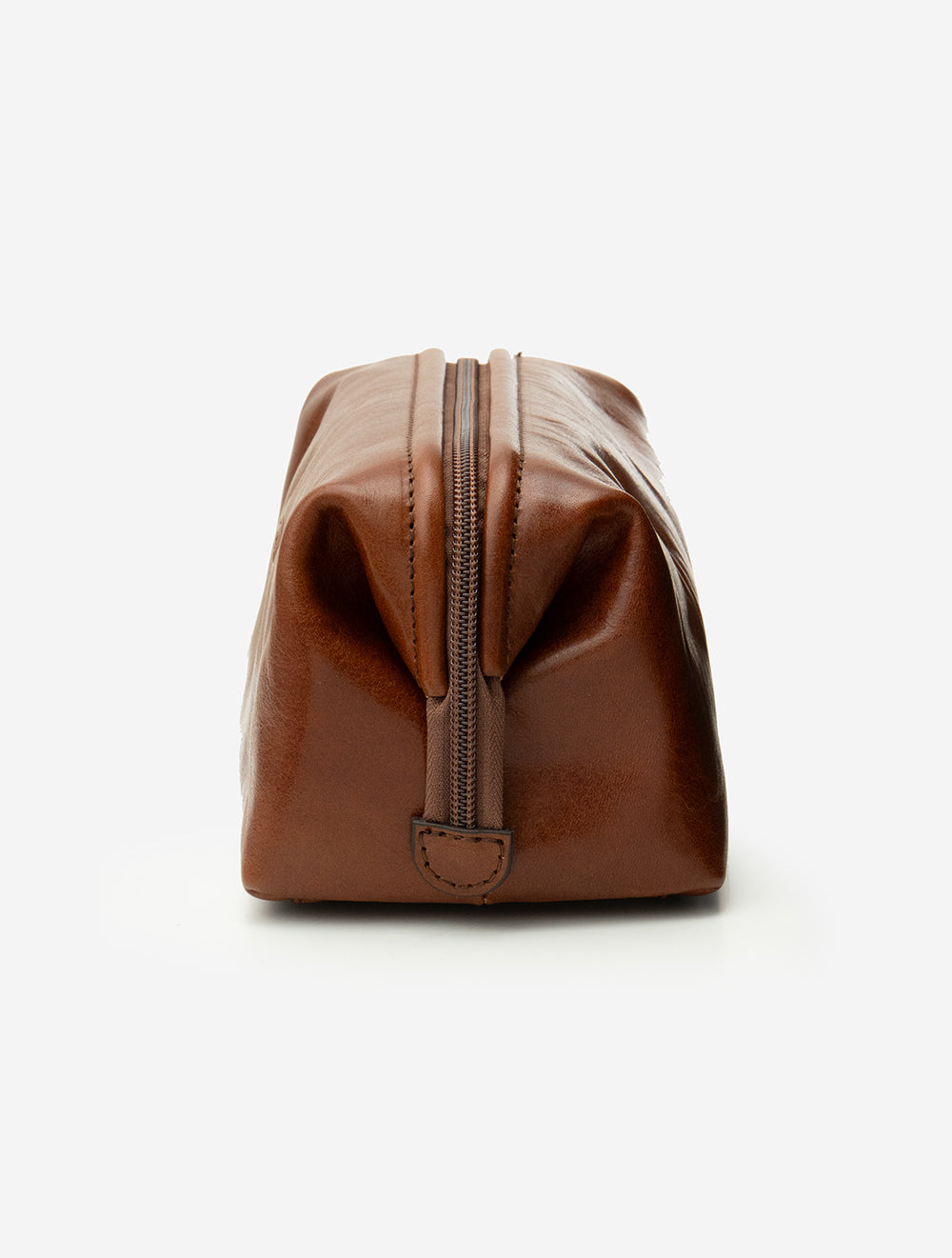 Leather Toiletry Bag Brown