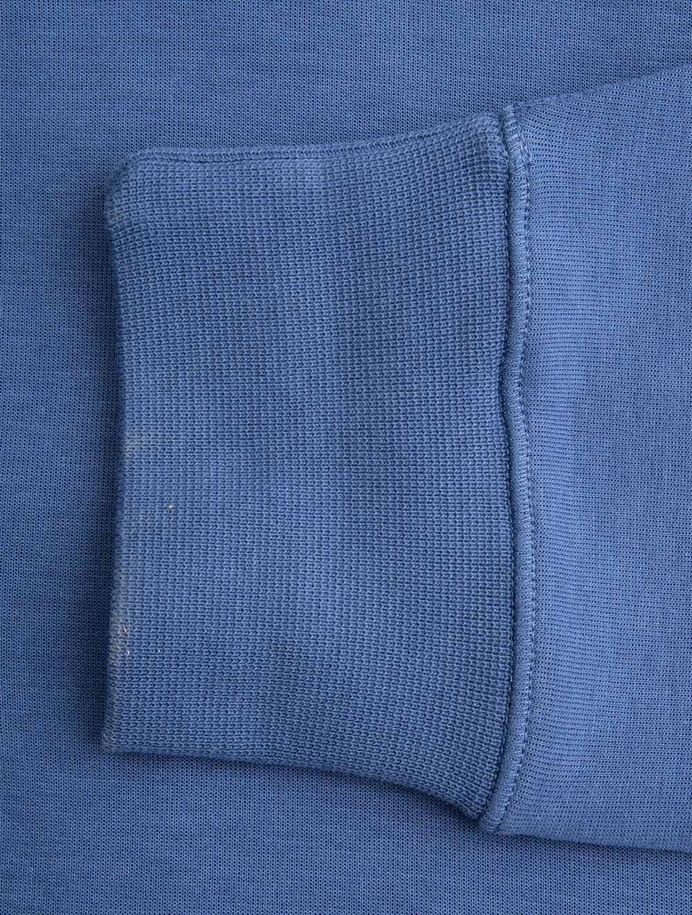 Double Knit Quarter Zip Pullover Blue