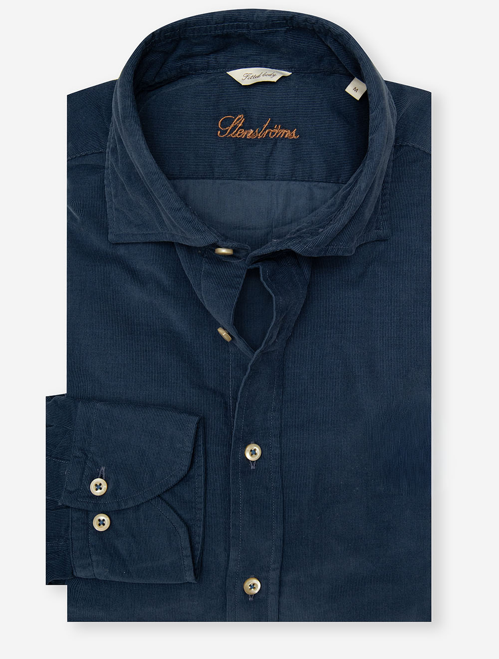 Chemise en velours côtelé Stenstroms - Bleue
