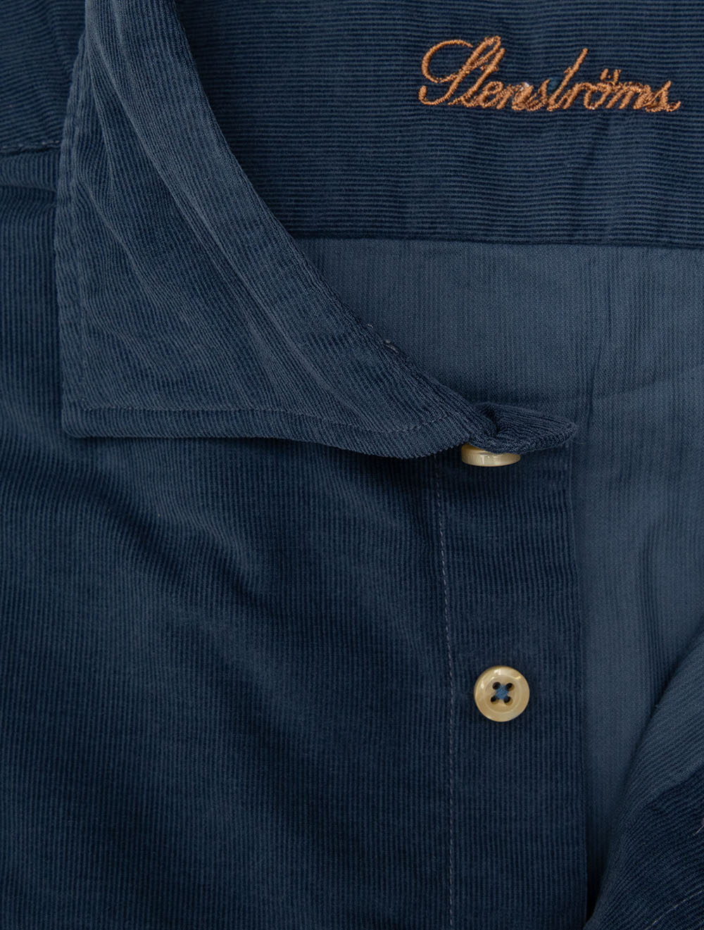 Chemise en velours côtelé Stenstroms - Bleue