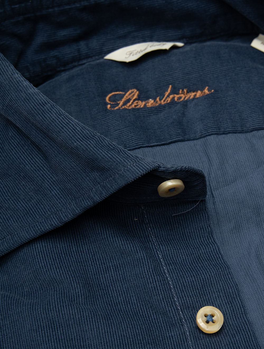 Chemise en velours côtelé Stenstroms - Bleue