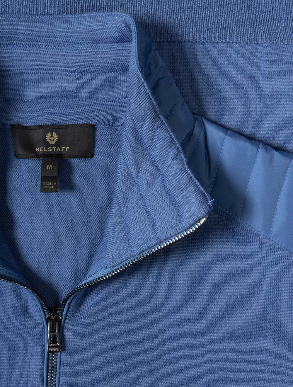 Kelby Zip Cardigan Marine Blue
