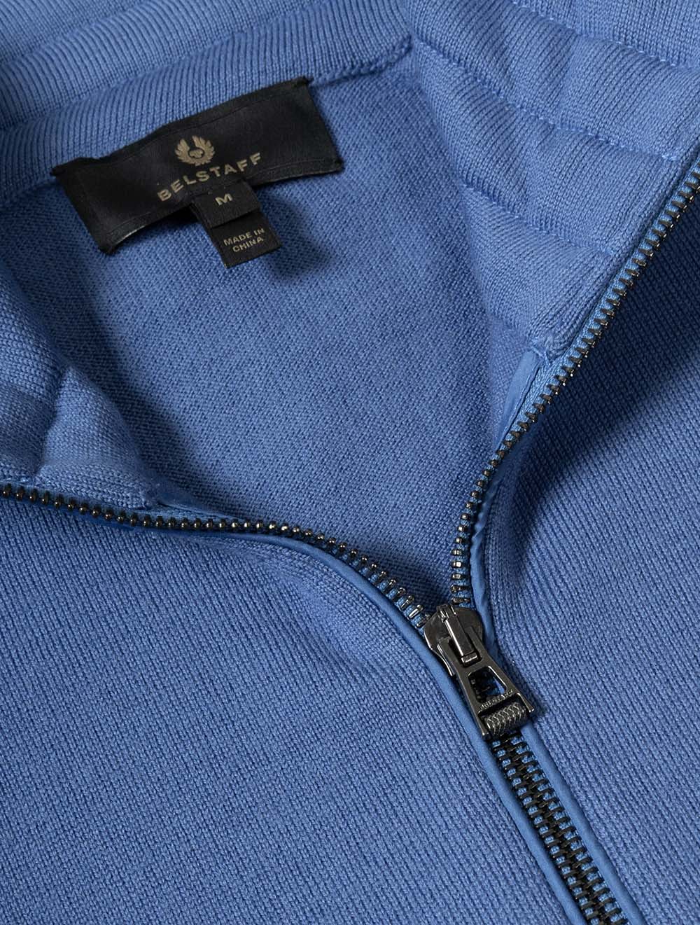 Kelby Zip Cardigan Marine Blue