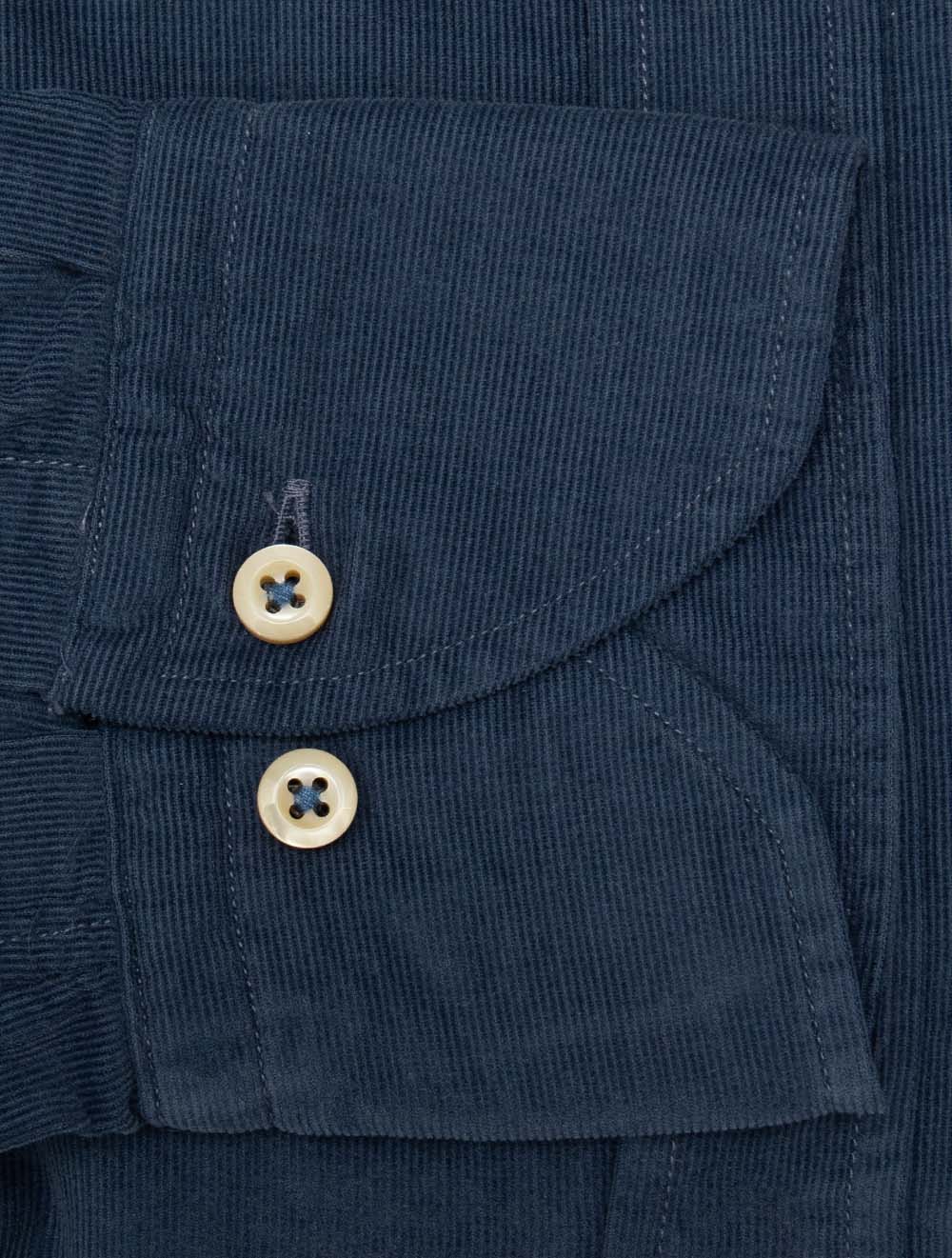 Chemise en velours côtelé Stenstroms - Bleue