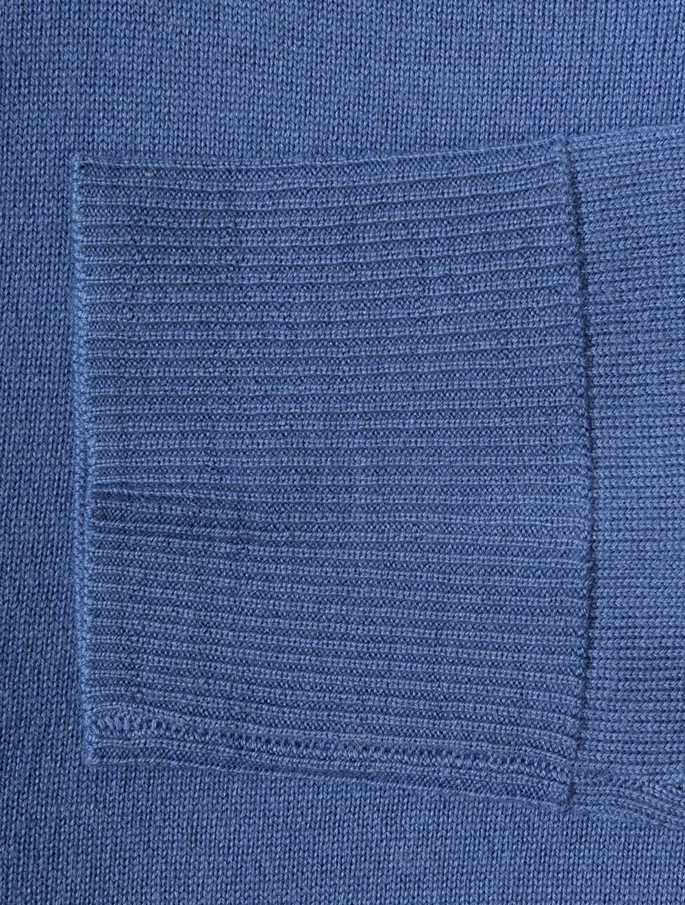 Kelby Zip Cardigan Marine Blue