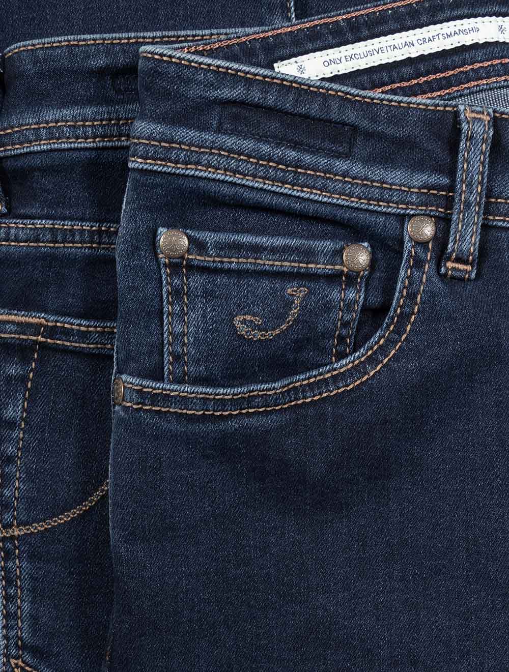 Nick Brown Circle Badge Jean Navy
