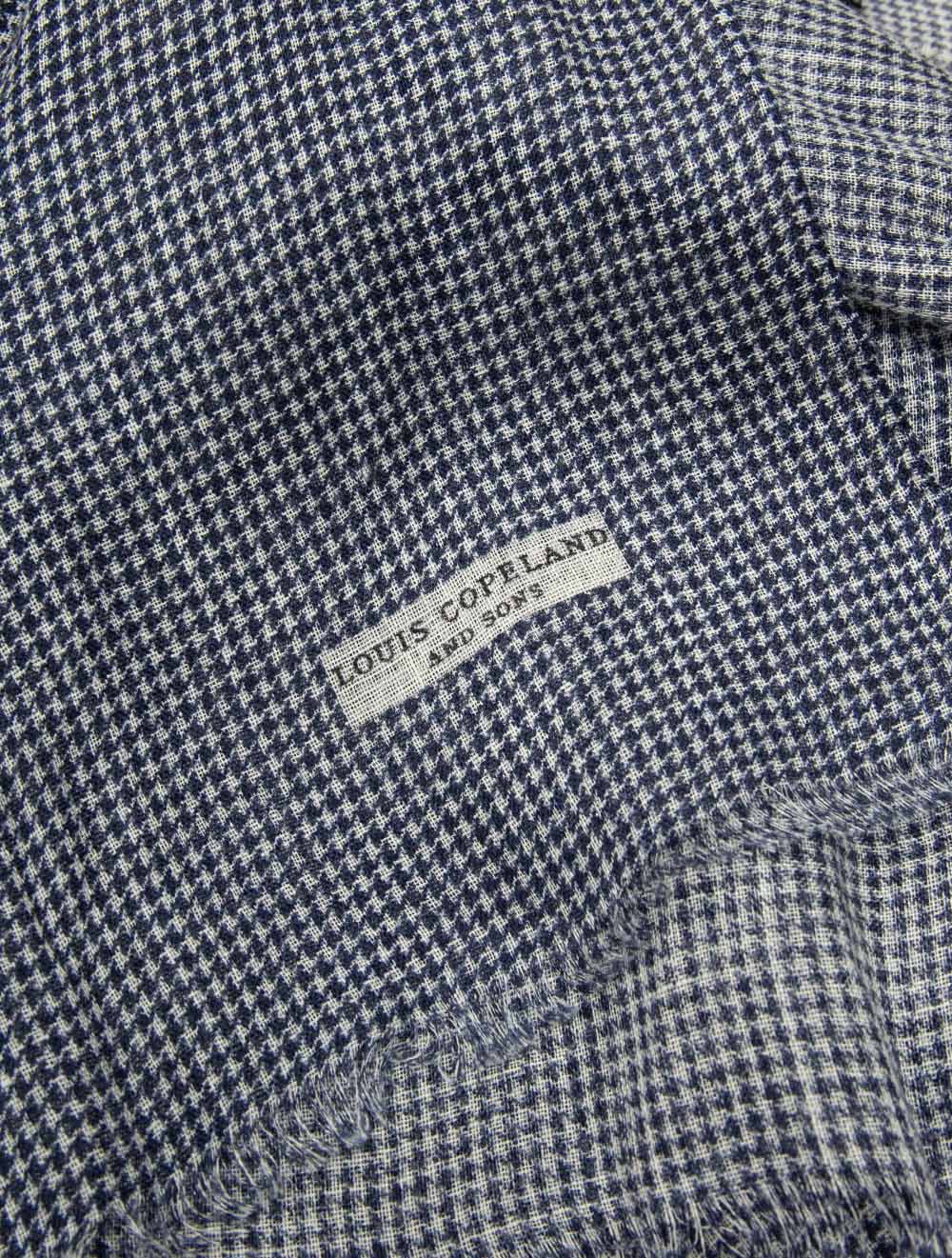 LCSC AW182 SCARF-Navy Houndstooth