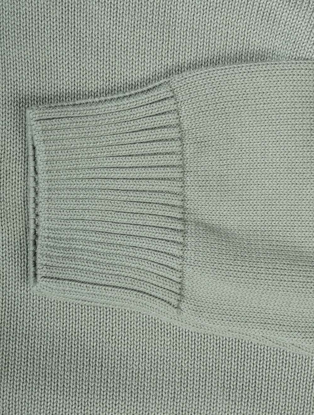 Casual Cotton Half Zip Ceramic Grey