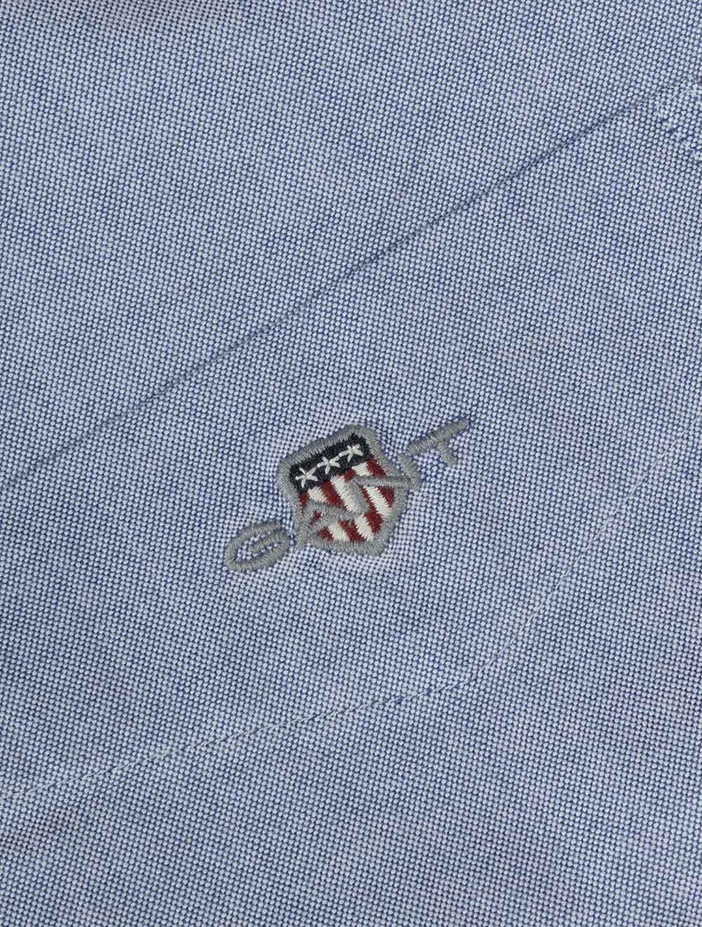 Regular Classic Oxford Short Sleeve Shirt College Blue