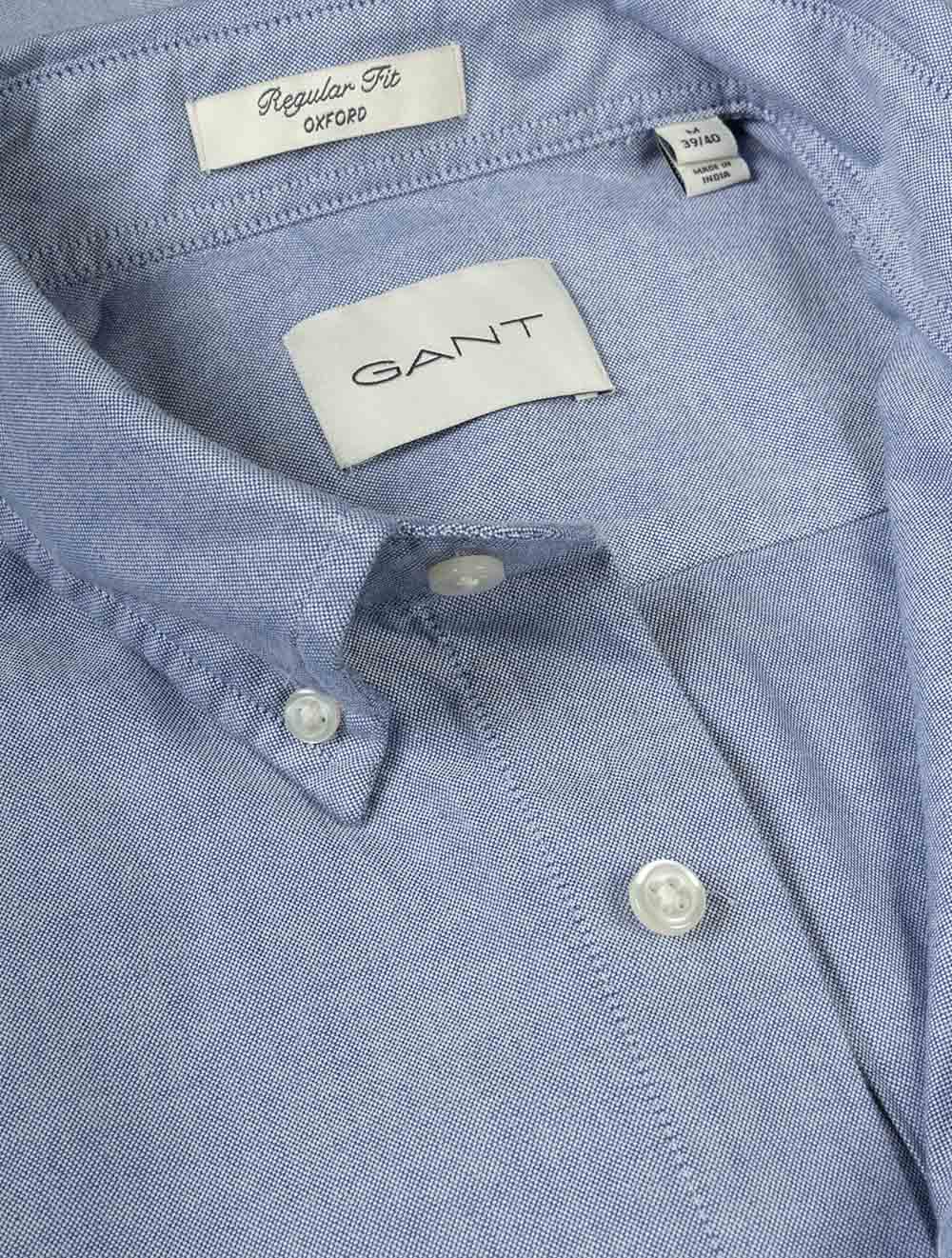 Regular Classic Oxford Short Sleeve Shirt College Blue