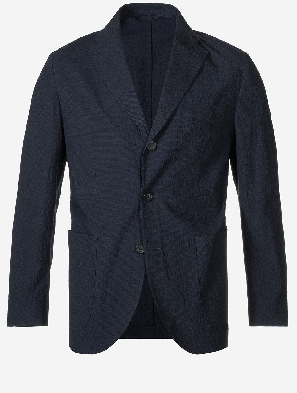 Seersucker Soft Jacket Navy