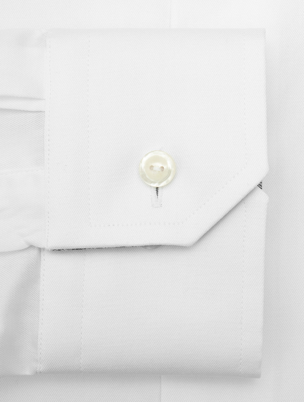 Contemporary Fit Medallion Effect Inlay Shirt White