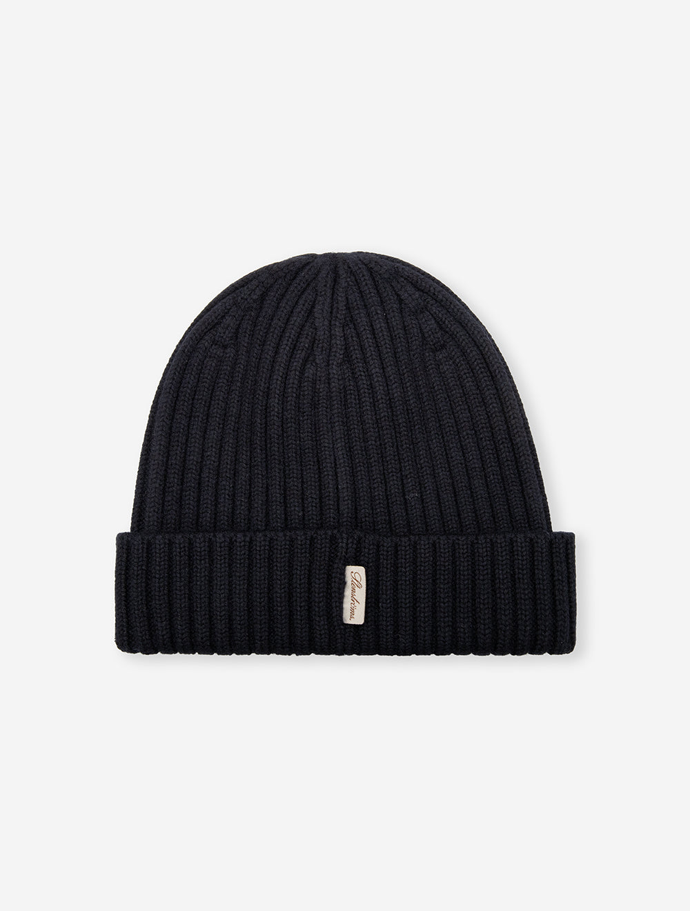 Rib Knitted Hat Navy