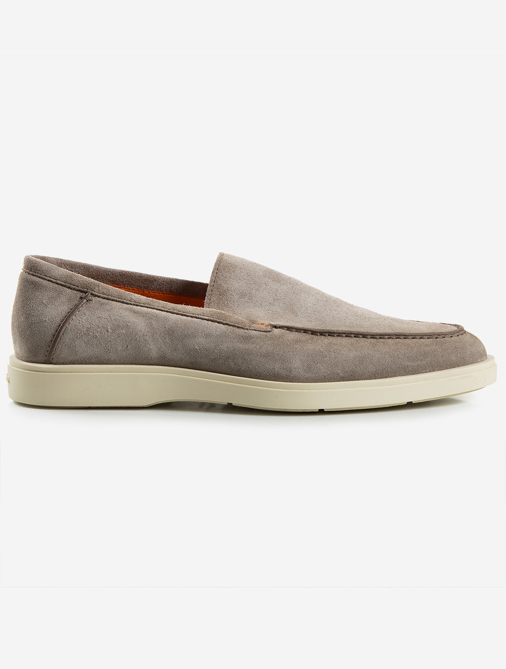 Slip On Suede Shoe Taupe
