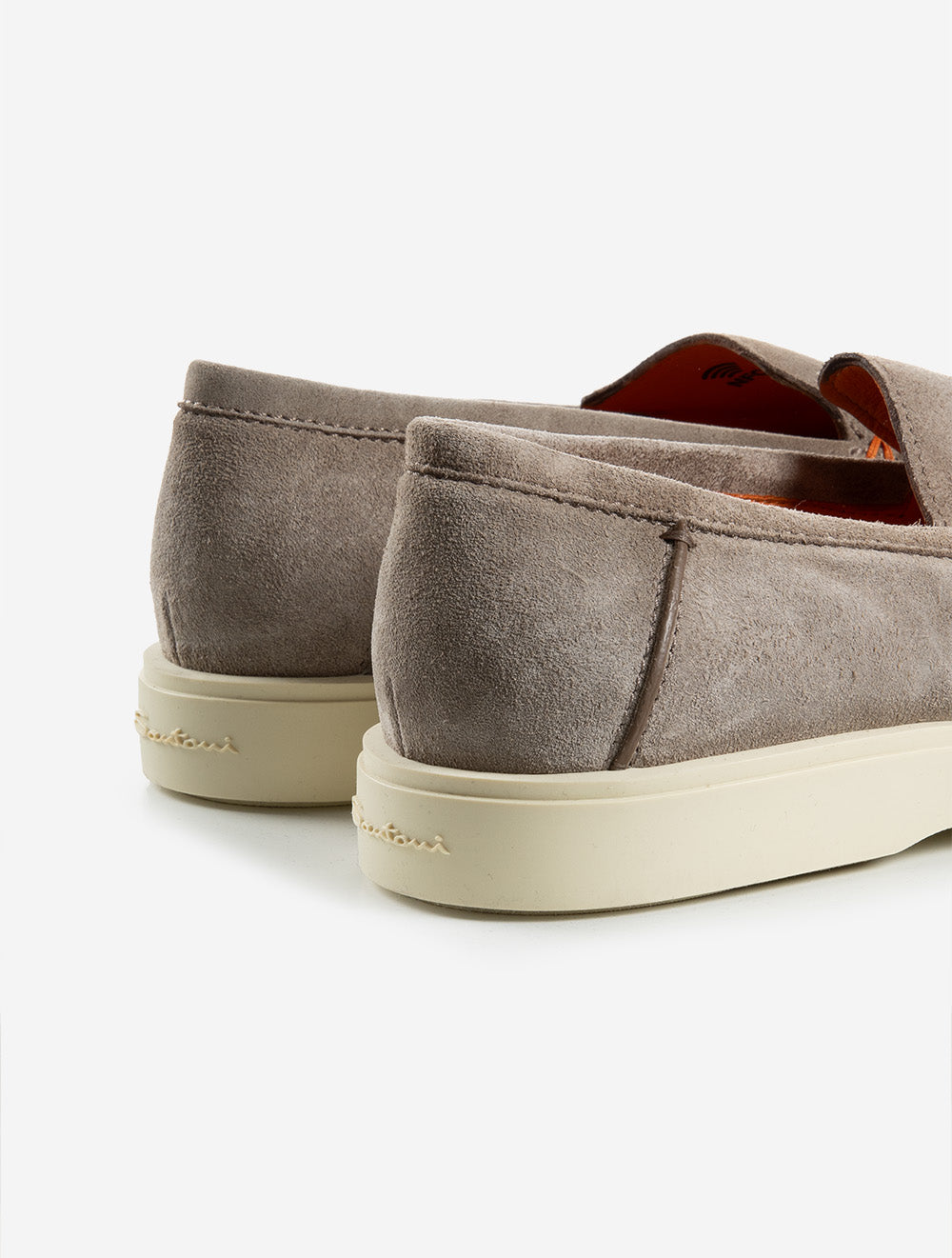 Slip On Suede Shoe Taupe