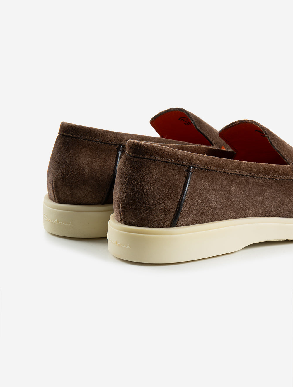 Slip On Suede Shoe Brown