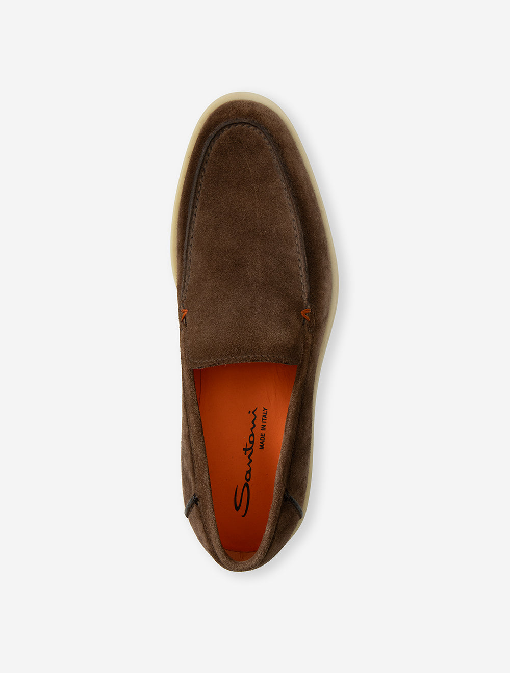 Slip On Suede Shoe Brown