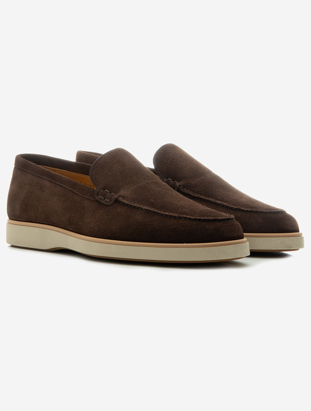 MAGNANNI AW Suede Loafer-Cacao