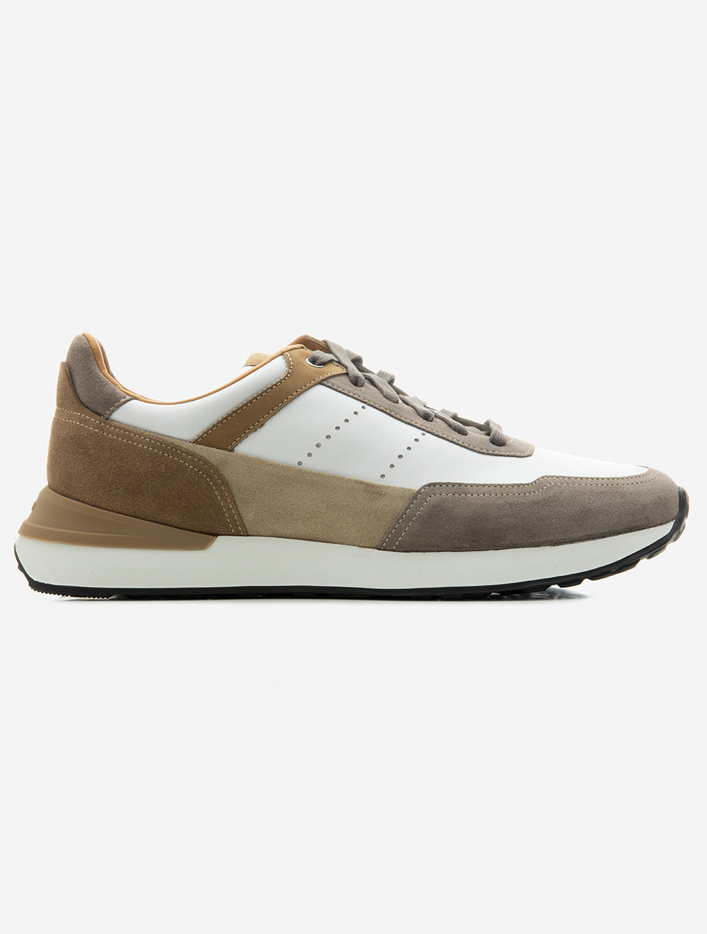 Chaussures Magnanni Bravo Grafton blanches et beiges