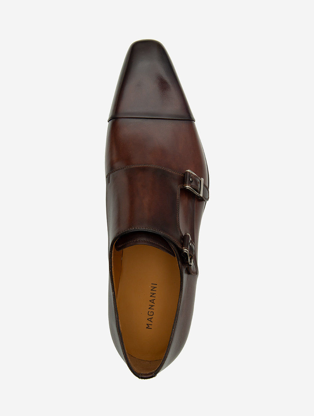 Magnanni Double Monk Shoe Midbrown