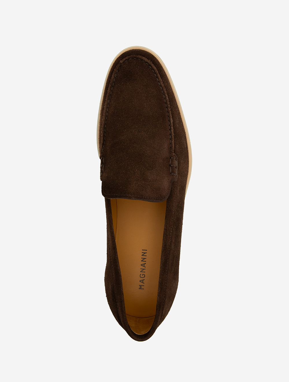 MAGNANNI AW Suede Loafer-Cacao