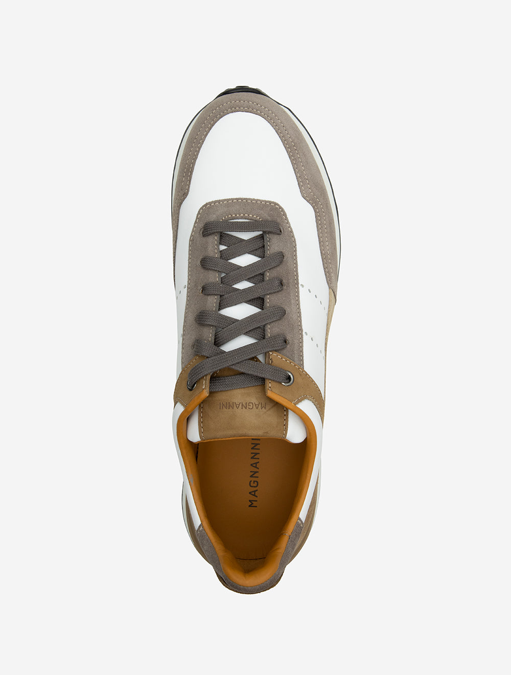 Chaussures Magnanni Bravo Grafton blanches et beiges