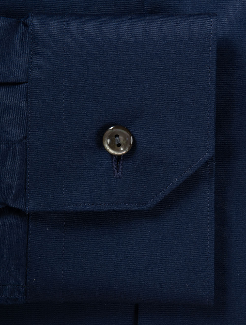 Slim Fit Elevated Twill Shirt Navy