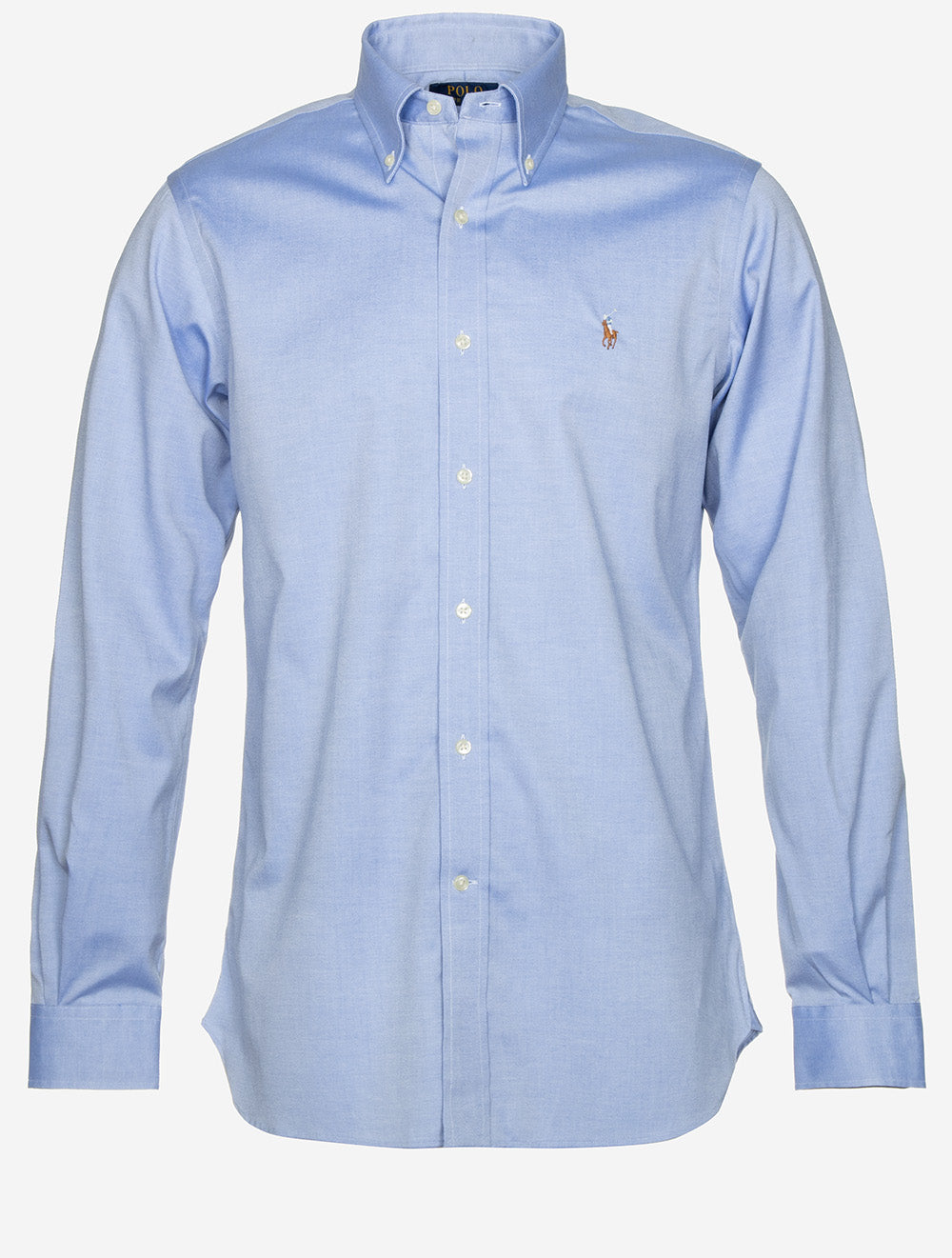 Custom Fit Oxford Shirt Blue