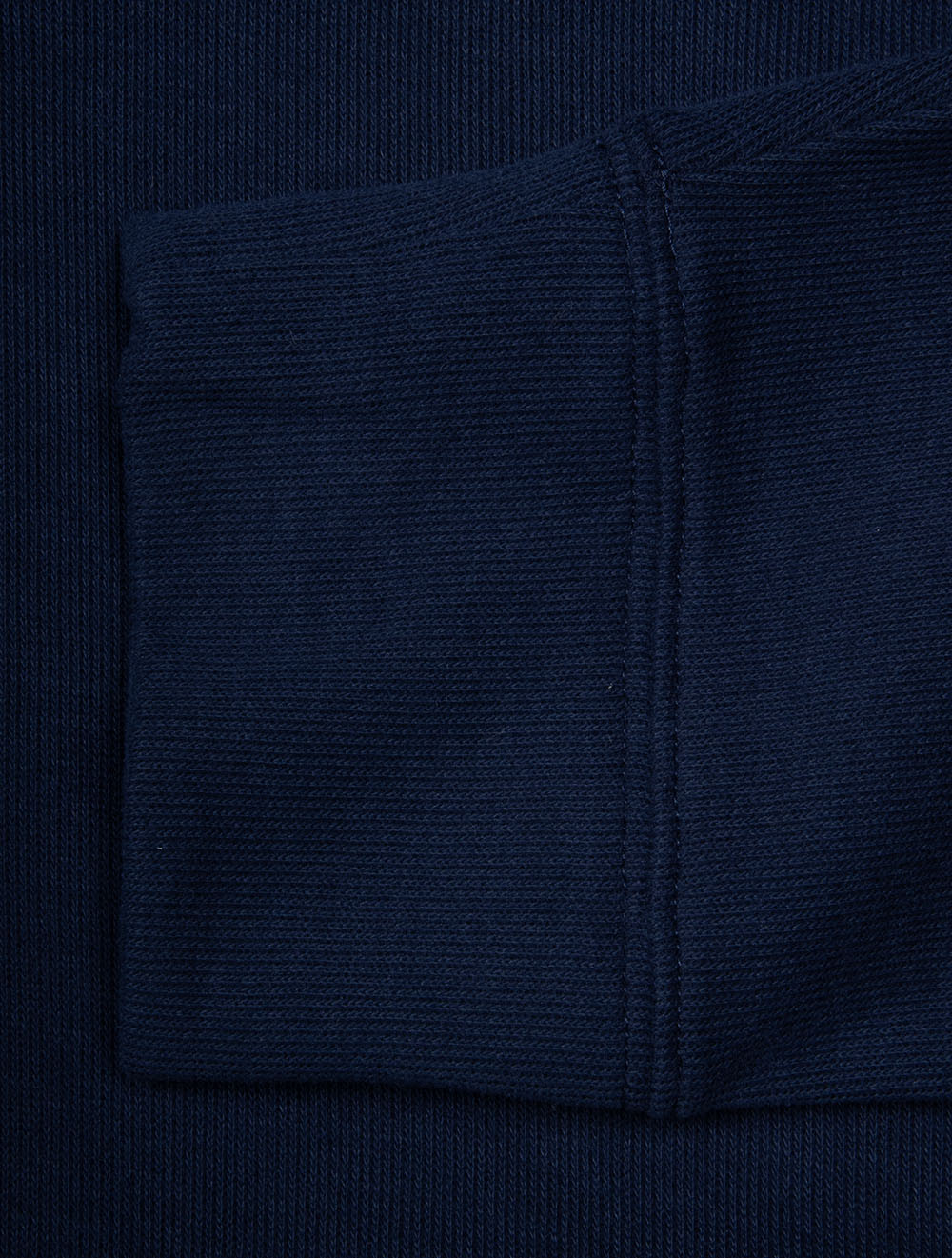 Rib Quarter Zip Pullover Navy