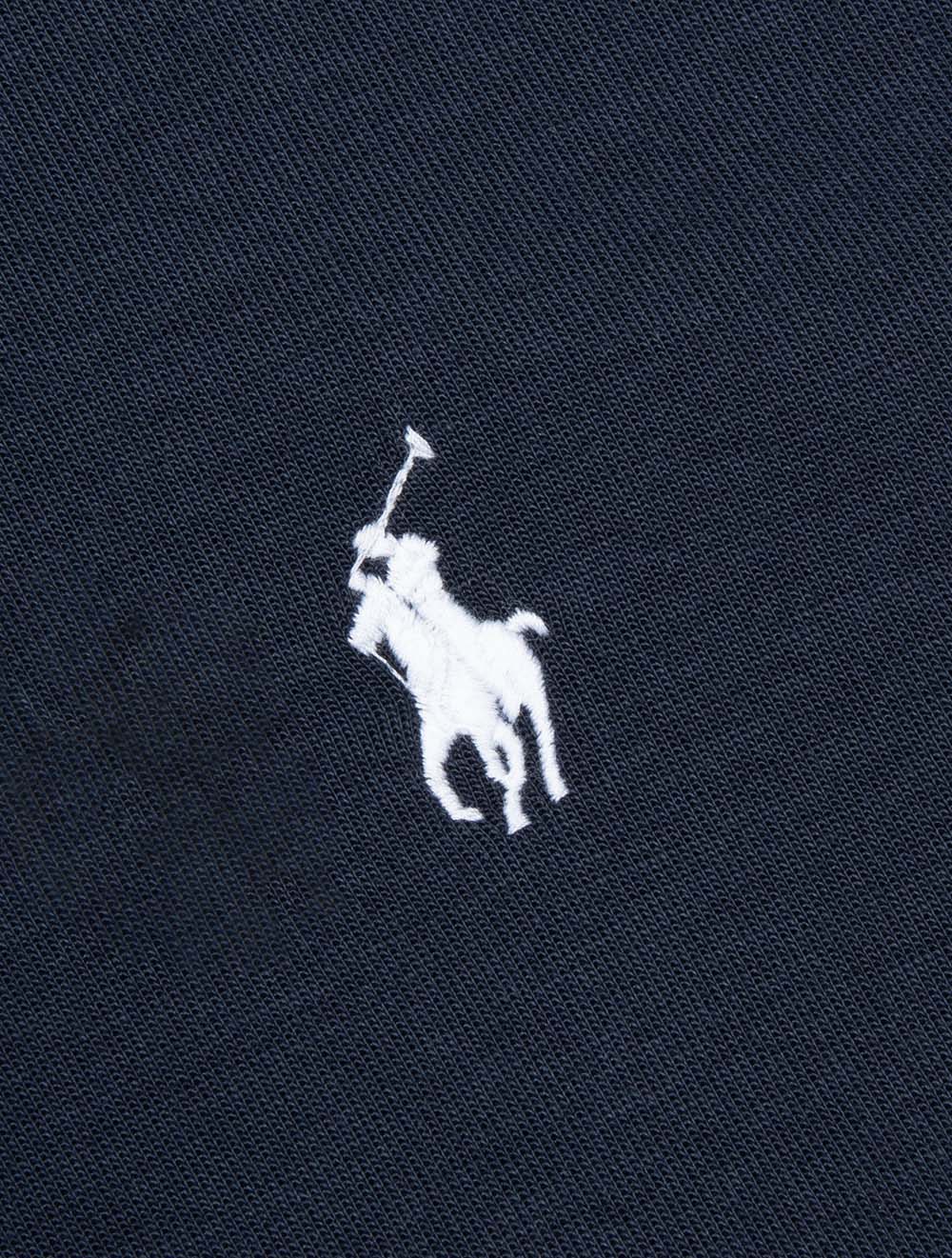 Double-Knit Quarter-Zip Pullover Navy