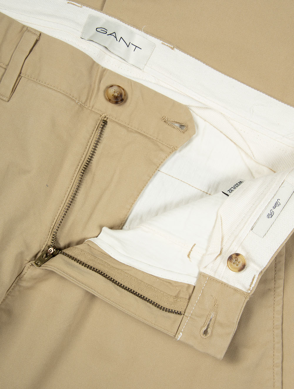 Slim Classic Chinos Dark Khaki