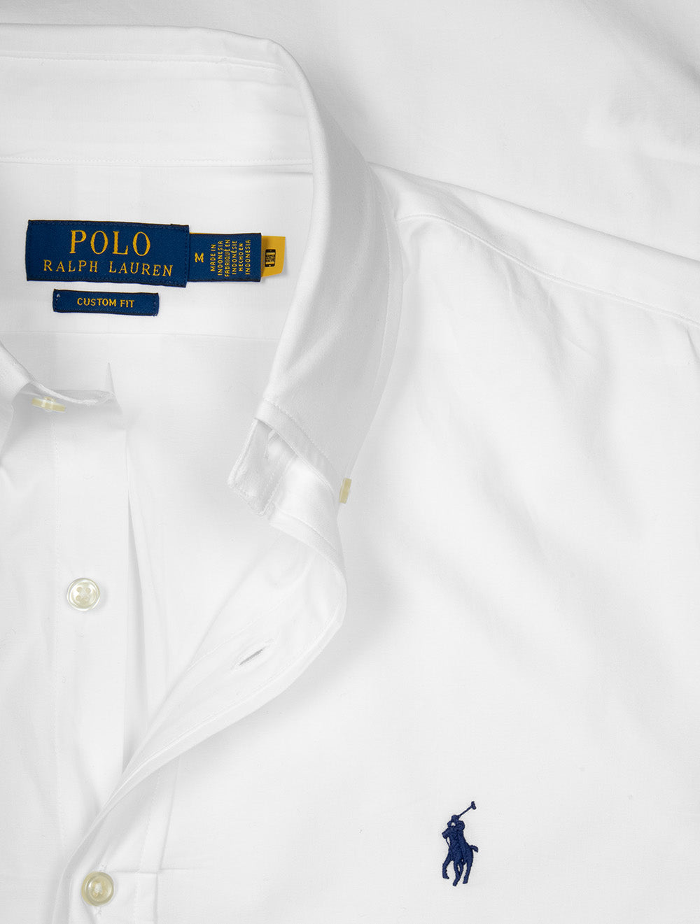 Poplin Button-down Plain Shirt White