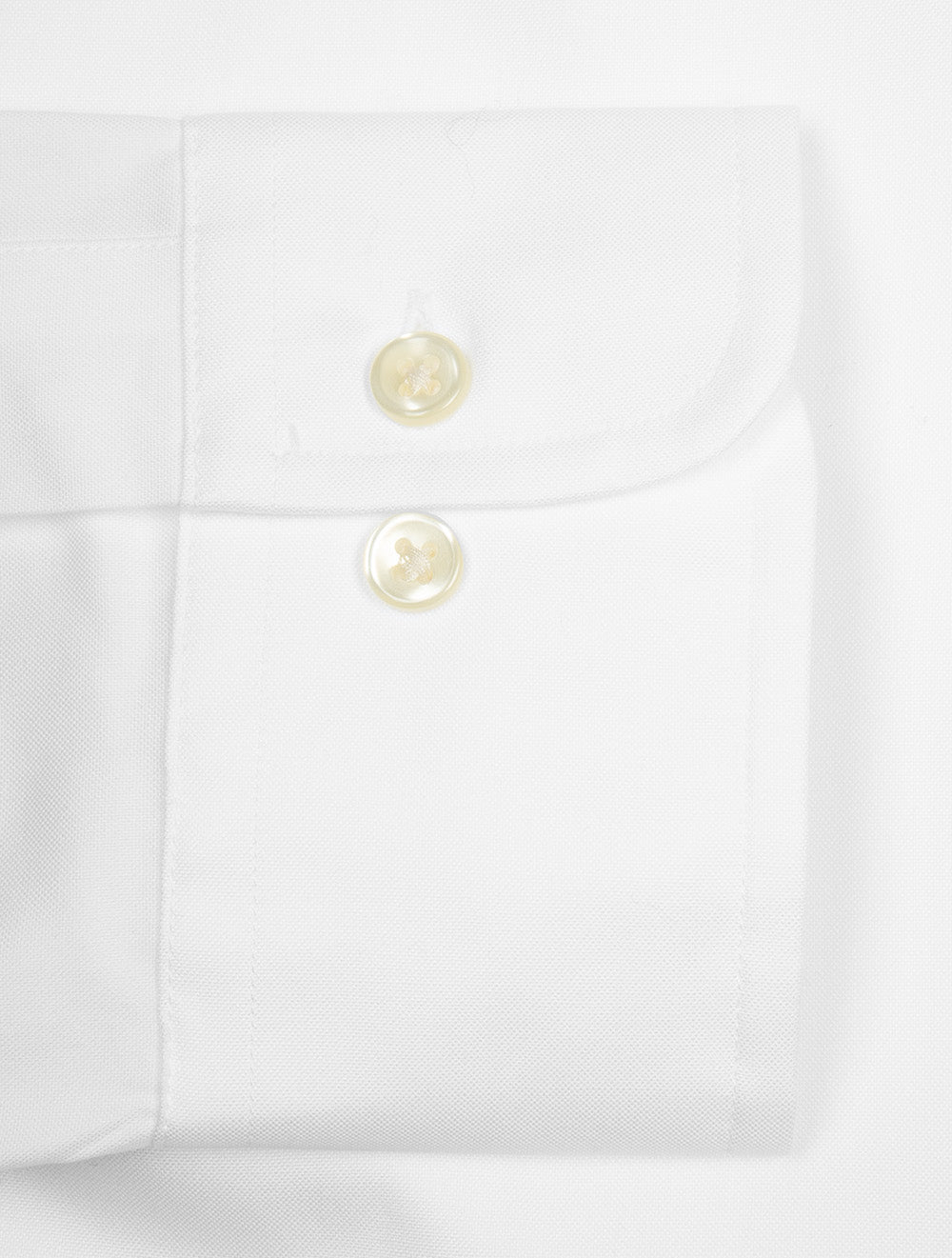 Custom Fit Oxford Shirt Pure White