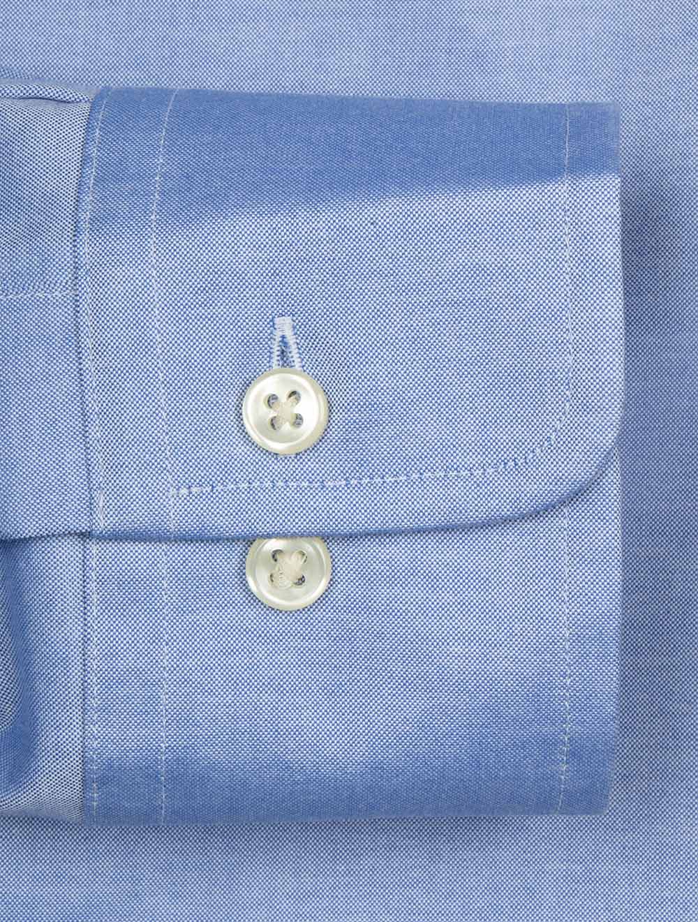 Custom Fit Oxford Shirt Blue