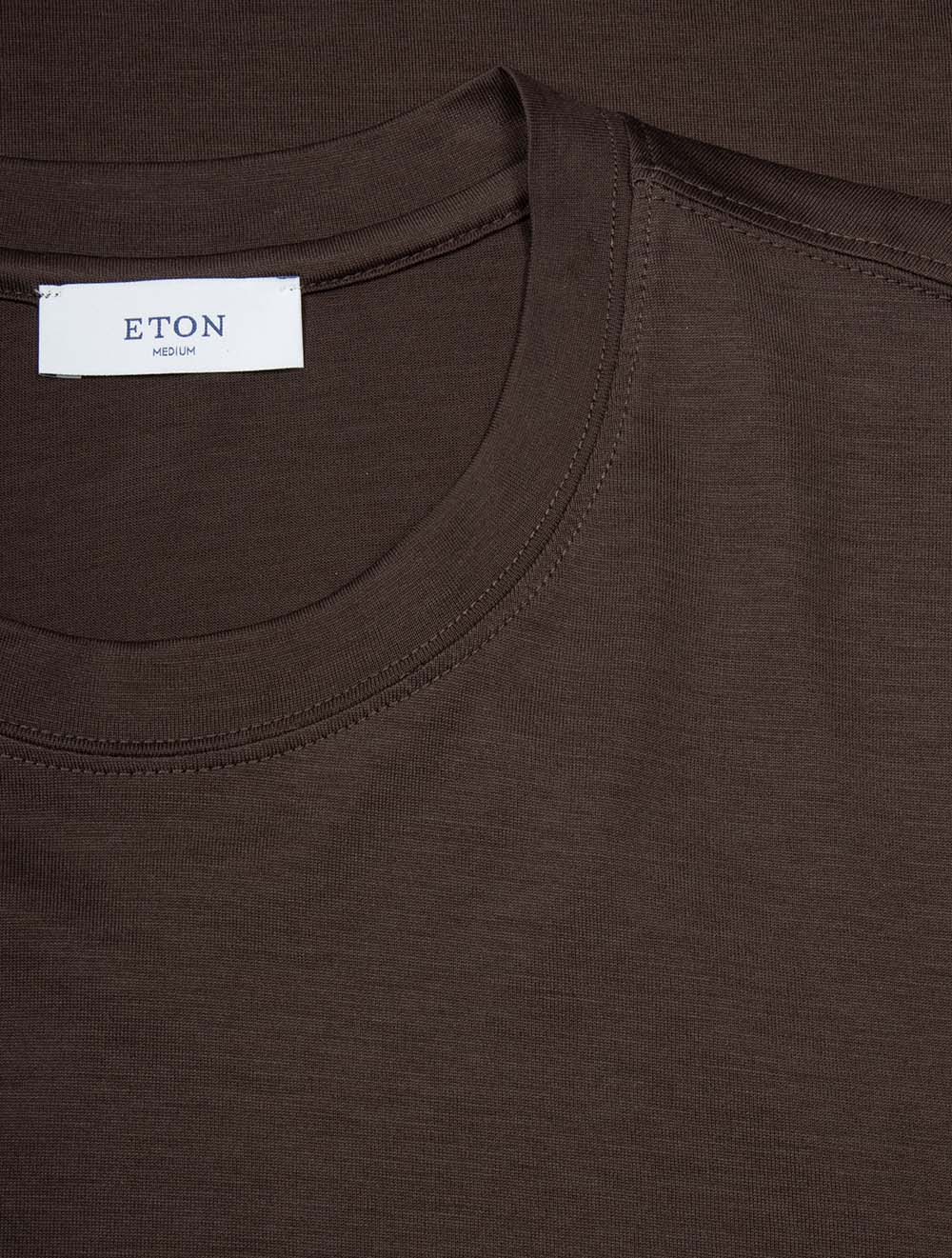 Interlock Crewneck T-Shirt Brown